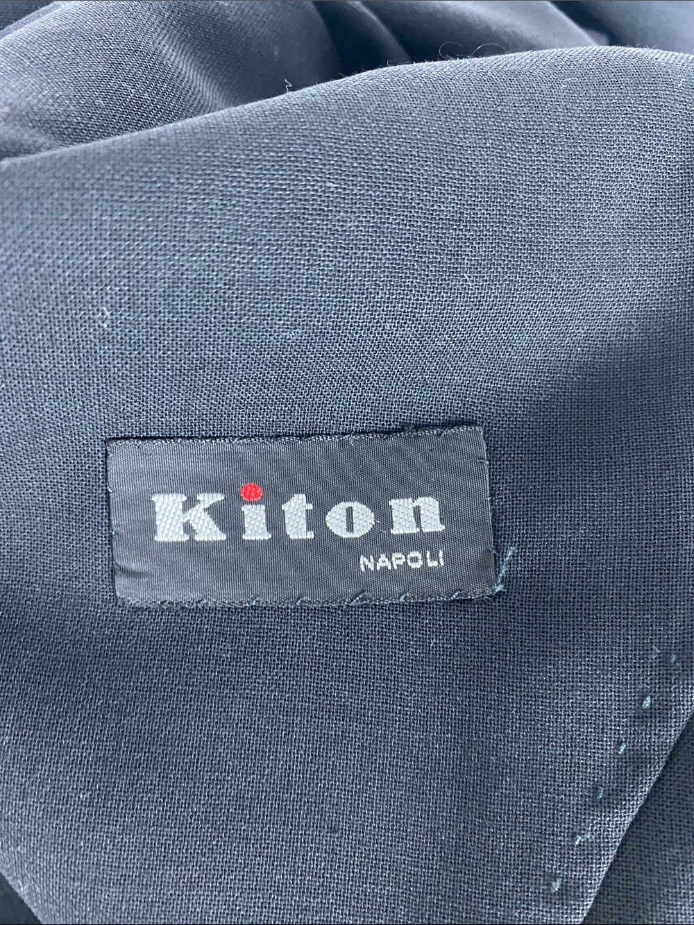 Kiton Napoli Gray Wool Unlined Blazer See Thought Fabric Women’s Size 46 EU - Picture 7 of 11